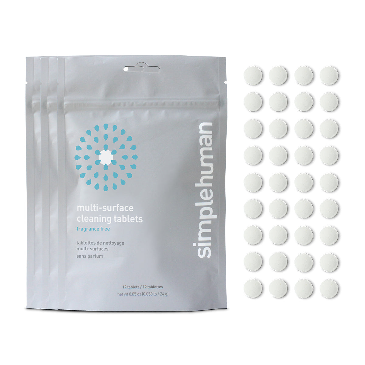geurvrij schoonmaakmiddeltabletten
