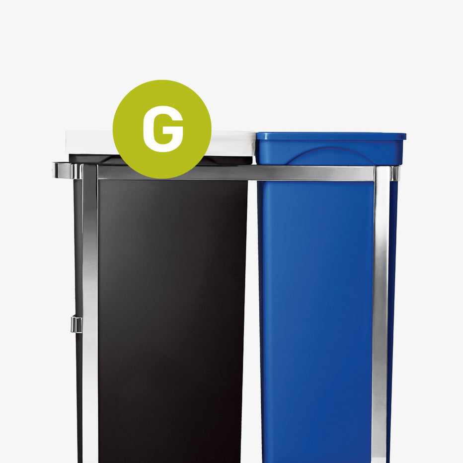 5five Metalen Prullenbak Ariane - Geel, 30l | Afvalbakken 5five Metalen Prullenbak Ariane - Geel, 30l | Afvalbakken