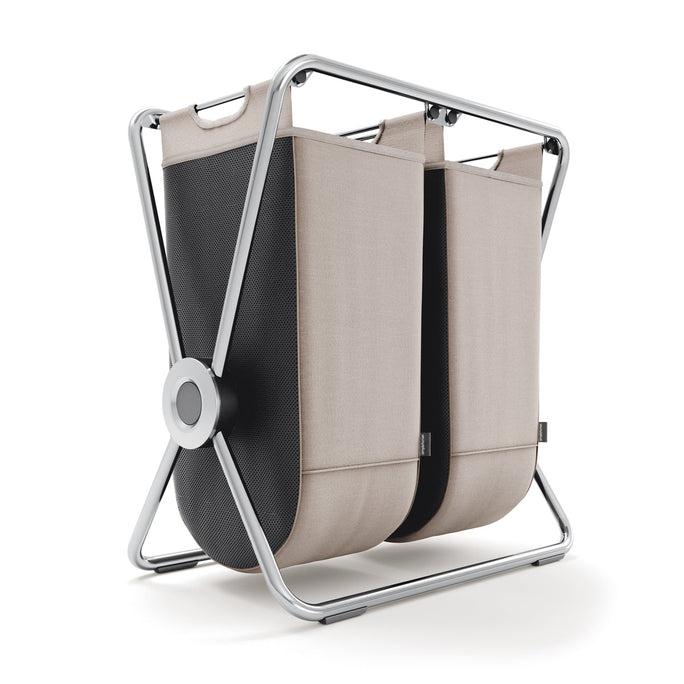 dubbele wasmand met kruisframe