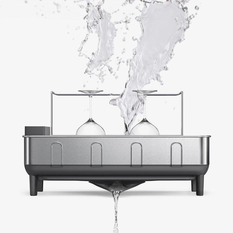 Simplehuman's Dishrack Hero Image on a white background