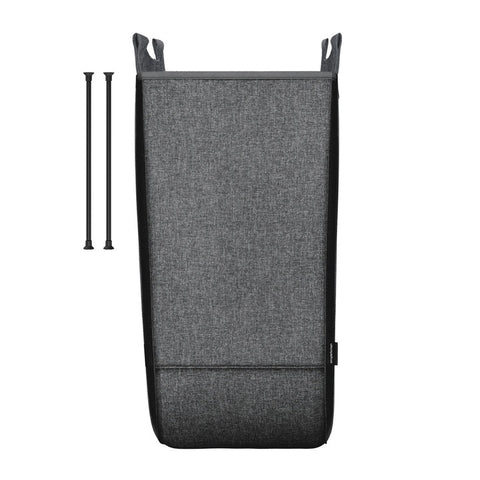 Set van 2 zwarte dubbele wasmand met kruisframe [SKU:pd6318]