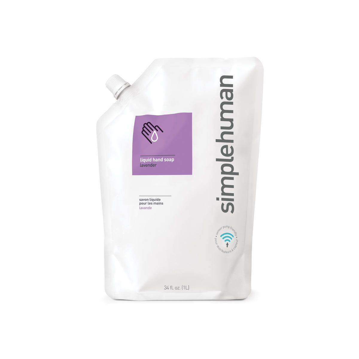 Simplehuman Sensor Zeepdispenser Mat Rvs 414 Ml van