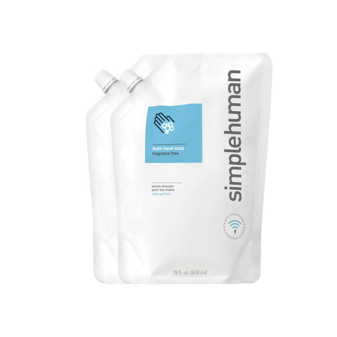 simplehuman 828 ml ongeparfumeerd navulzak vochtinbrengende handzeep