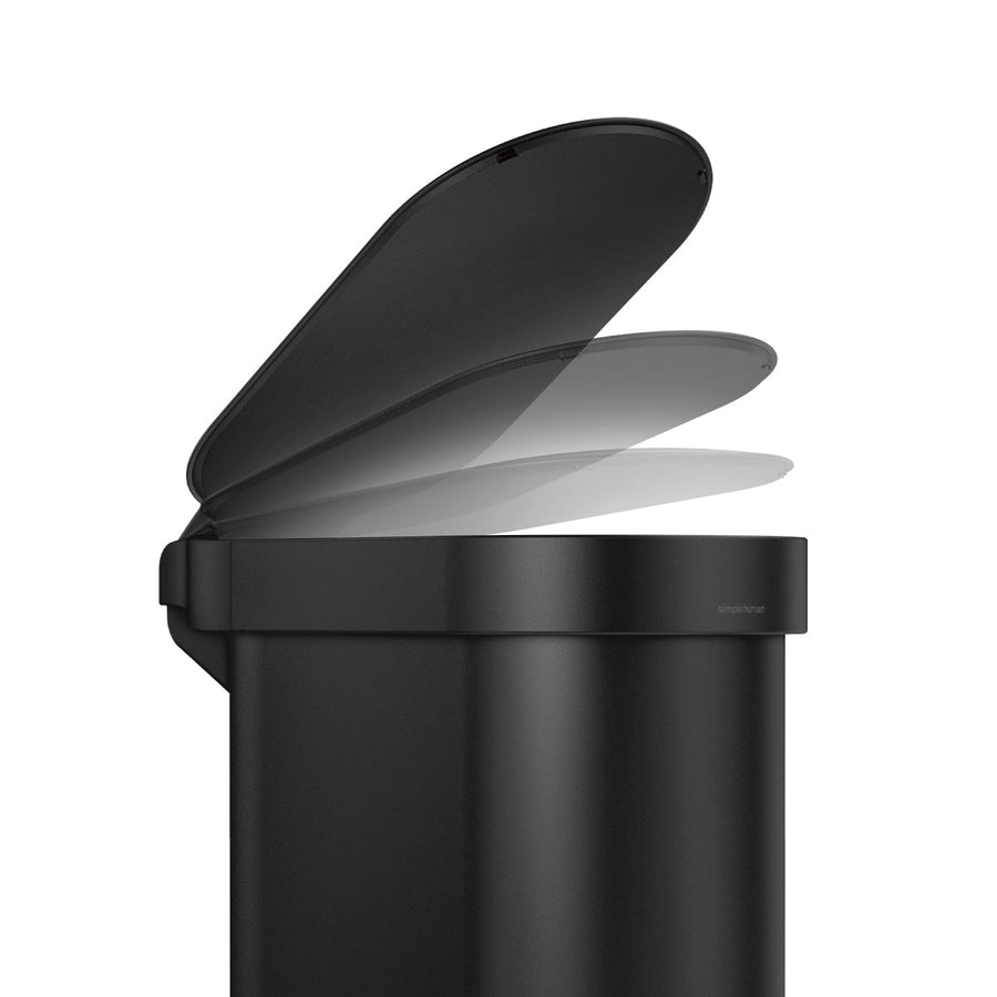 45 liter slanke pedaalemmer met zakkenrand