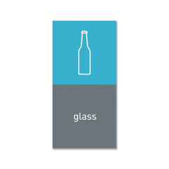 magnetic sorting label - glass - main image