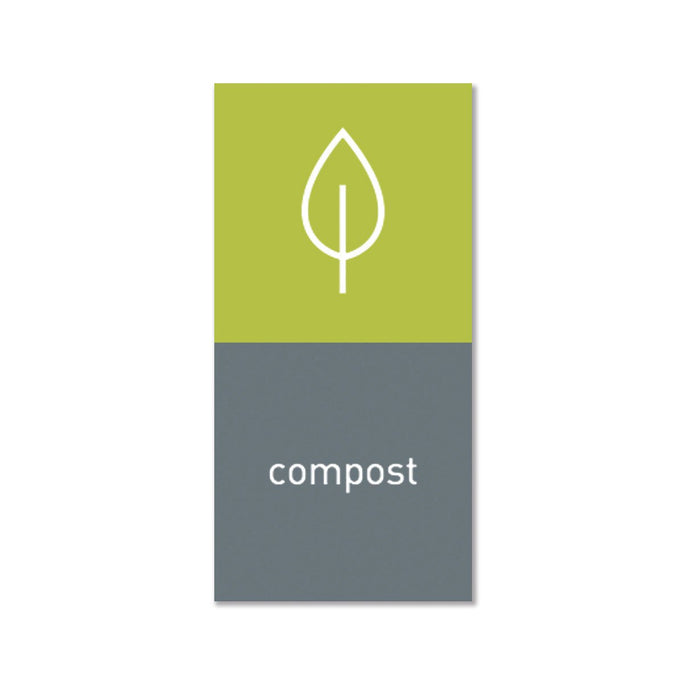 magnetic sorting label - compost - main image