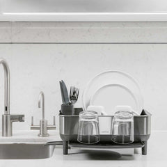 compact afdruiprek met stalen frame