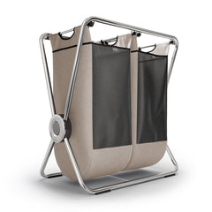 dubbele wasmand met kruisframe